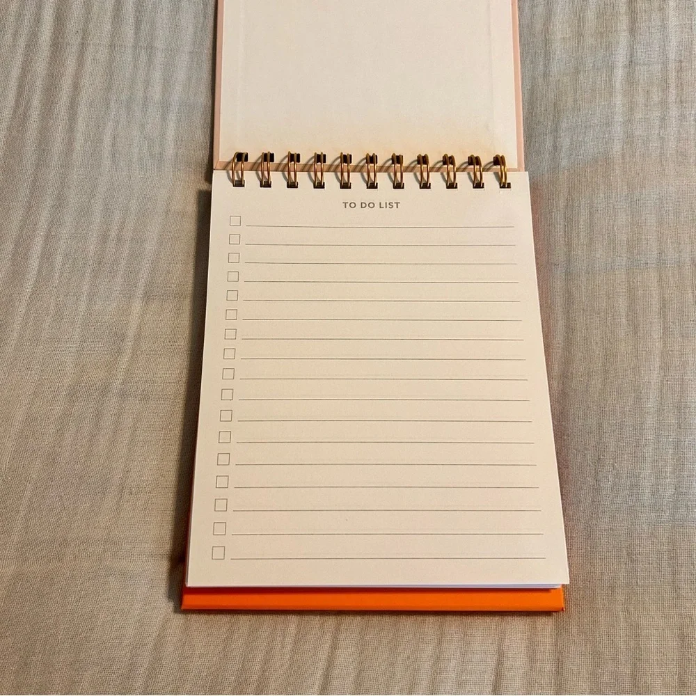 NEW Standup Inspirational Spiral Notebook - “To Do” Check Off List